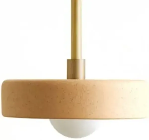 Ceramic Disc Outdoor Pendant