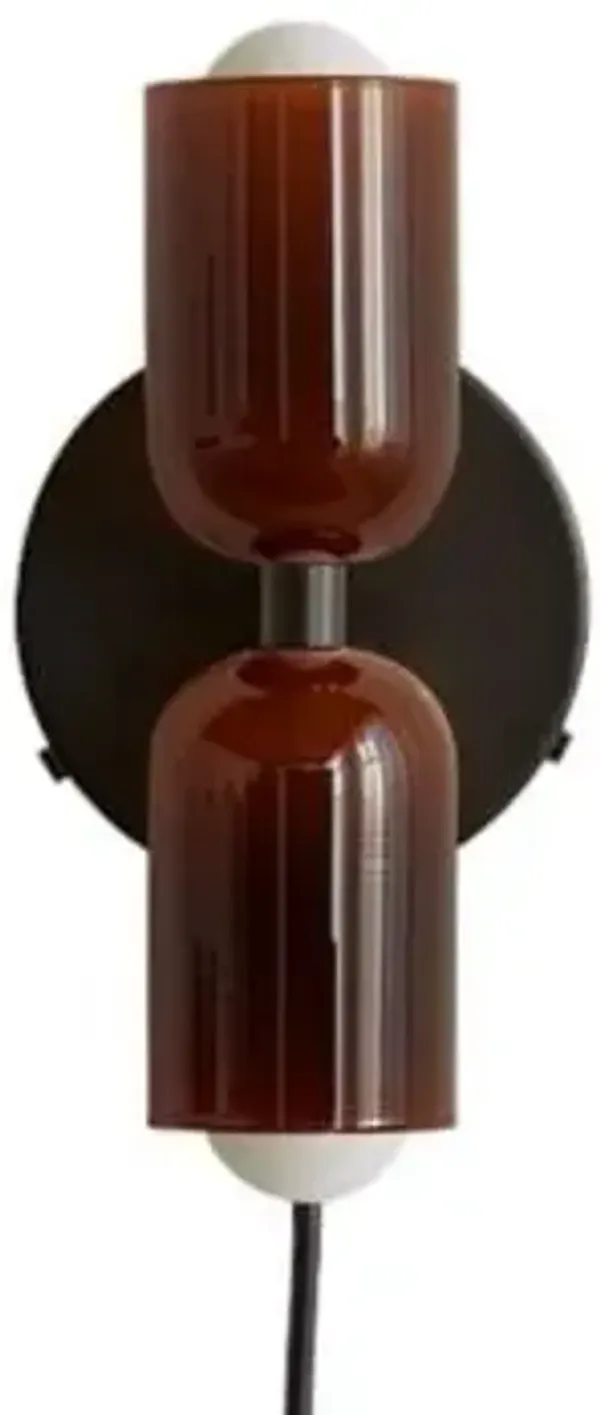 Chromatic Glass Up Down Wall Sconce