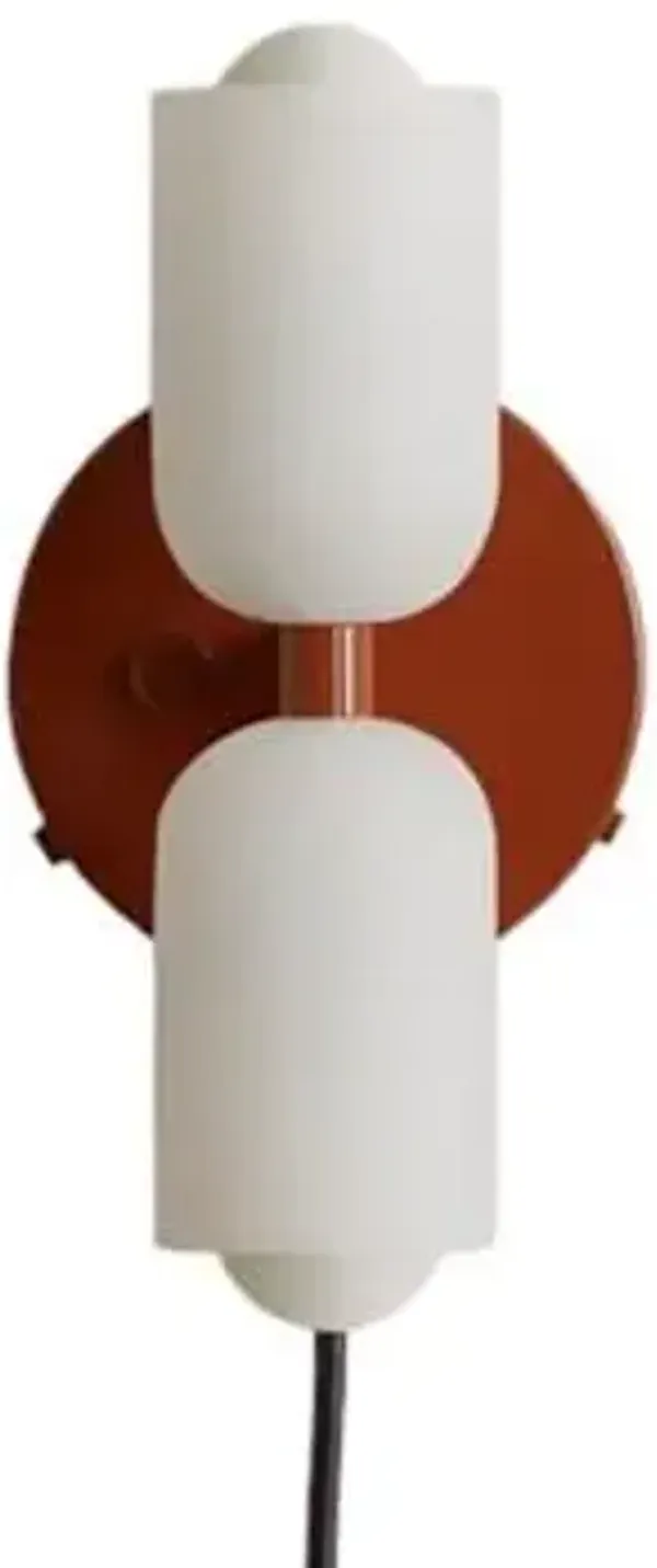 Chromatic Glass Up Down Wall Sconce