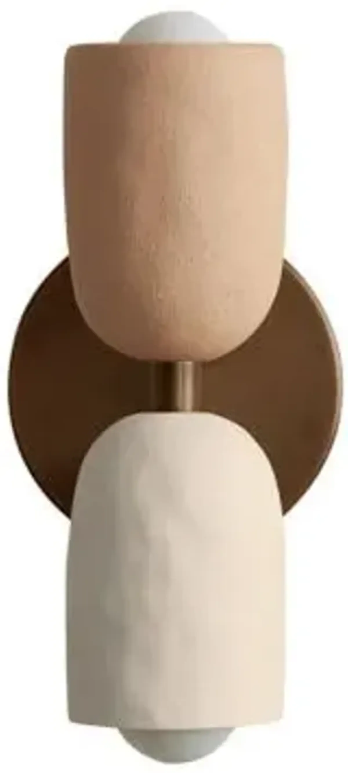 Ceramic Up Down Slim Wall Sconce