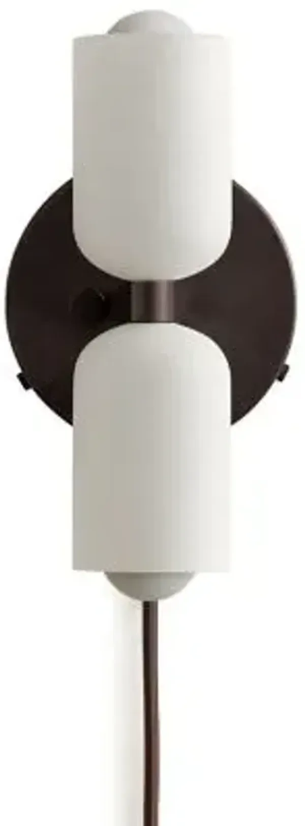 Glass Up Down Wall Sconce