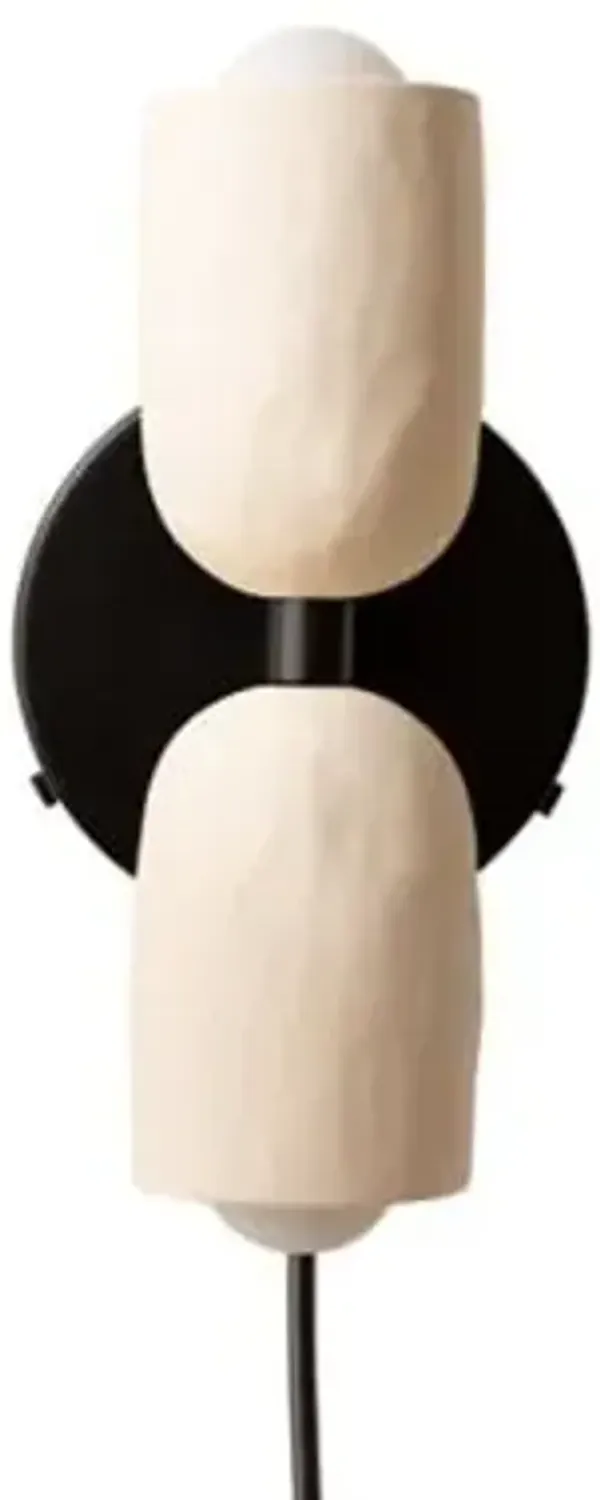 Ceramic Up Down Wall Sconce