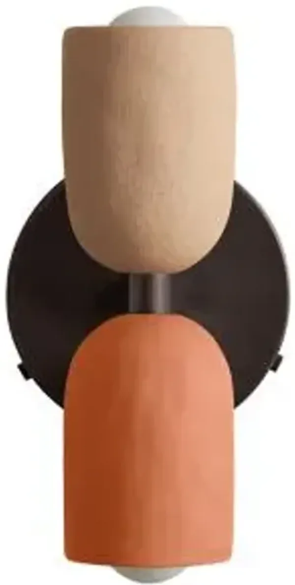 Ceramic Up Down Wall Sconce