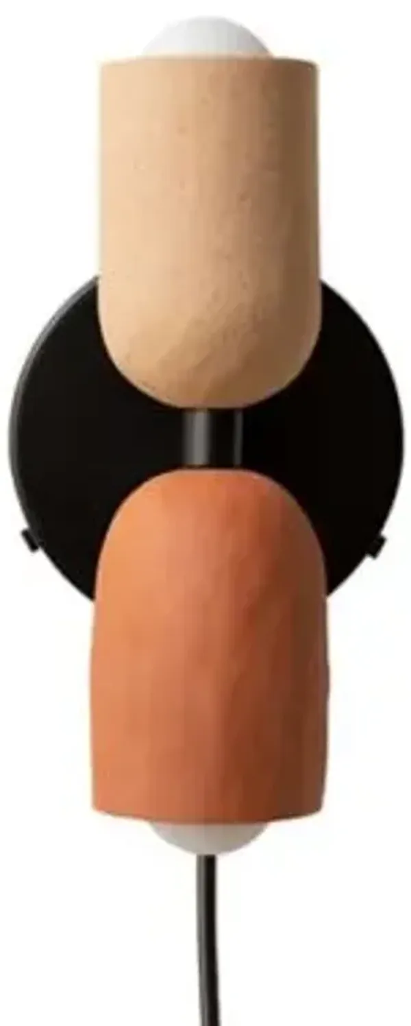 Ceramic Up Down Wall Sconce