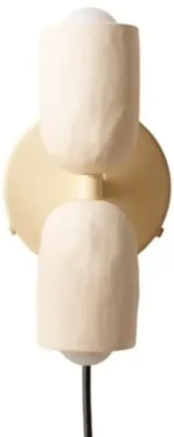 Ceramic Up Down Wall Sconce