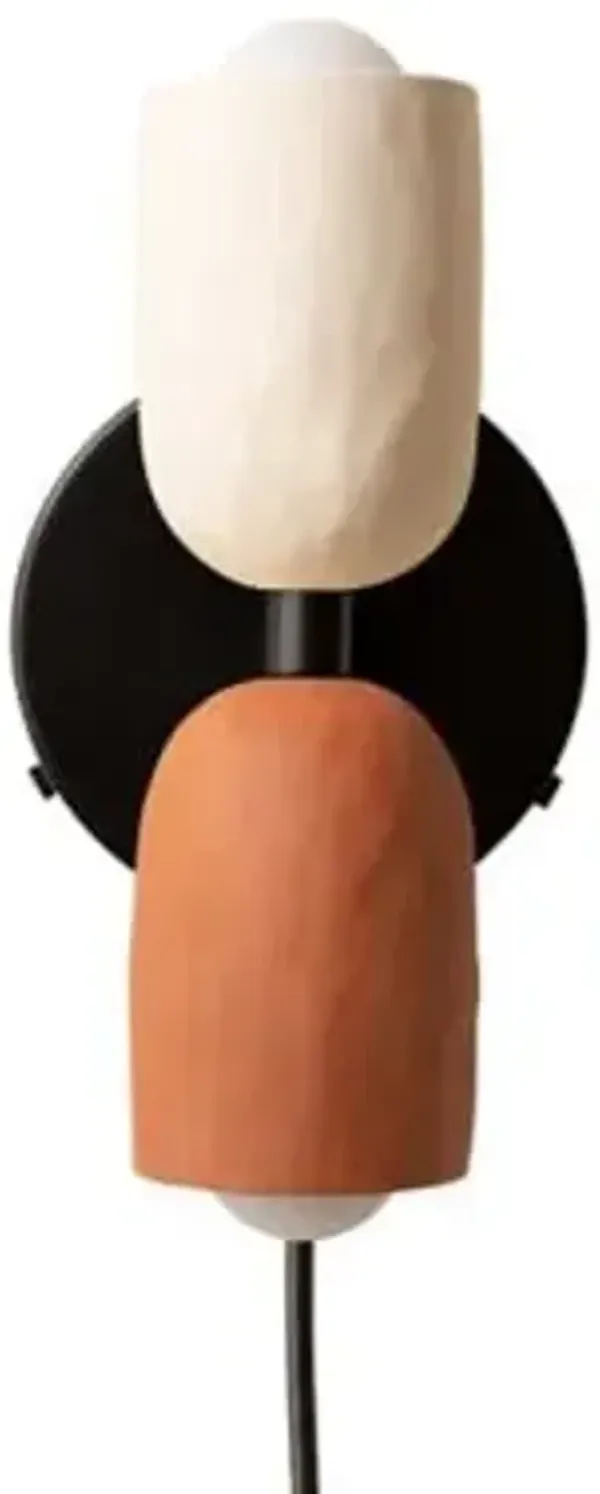 Ceramic Up Down Wall Sconce