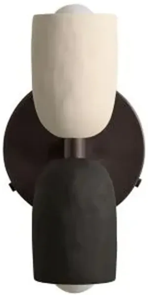 Ceramic Up Down Wall Sconce