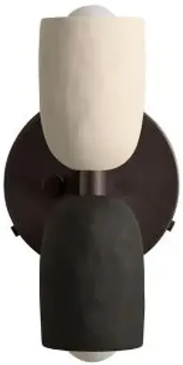 Ceramic Up Down Wall Sconce
