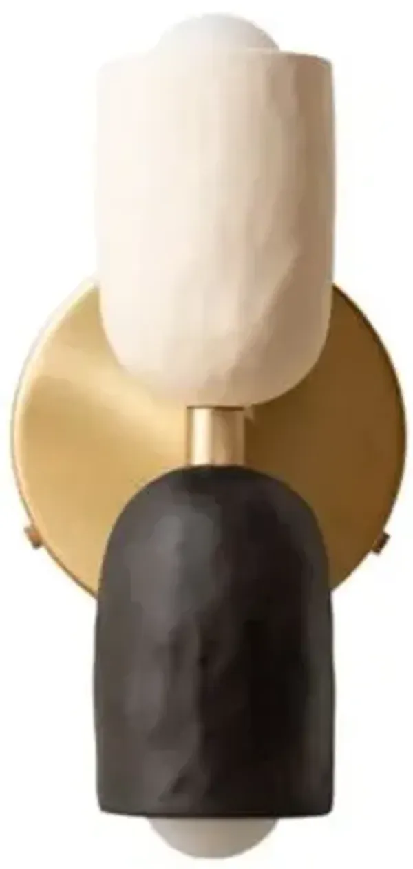 Ceramic Up Down Wall Sconce