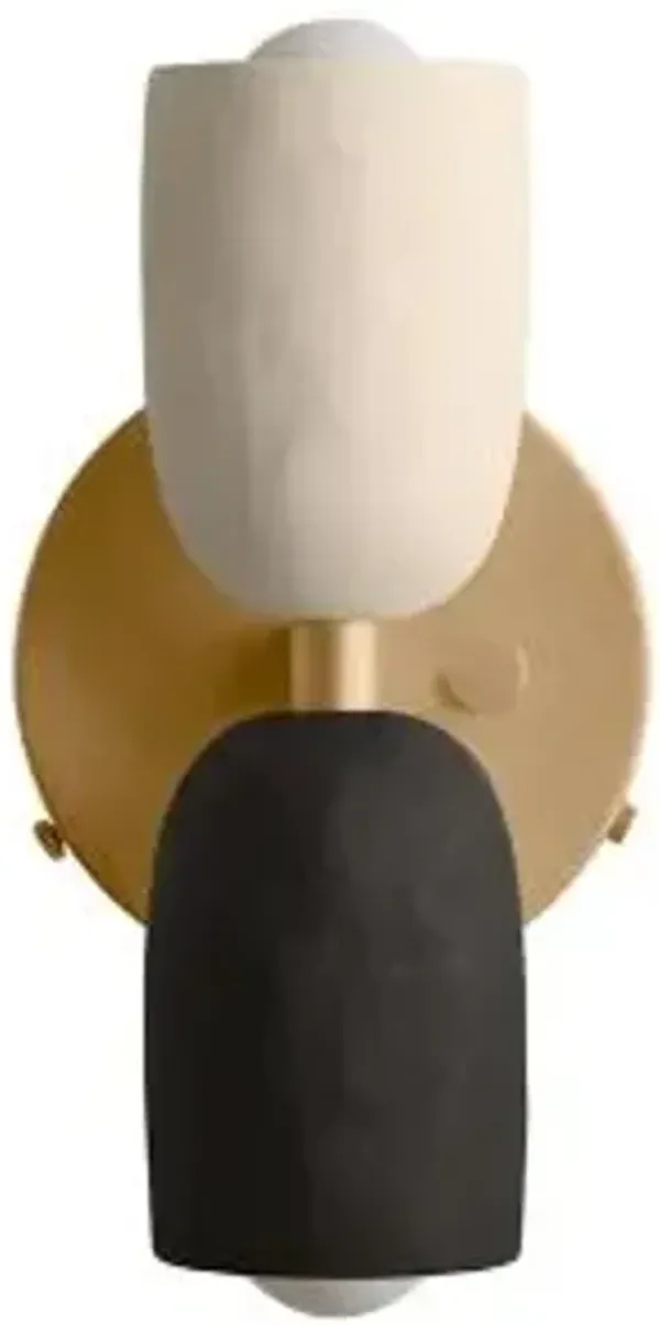 Ceramic Up Down Wall Sconce