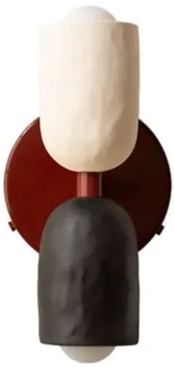 Ceramic Up Down Wall Sconce