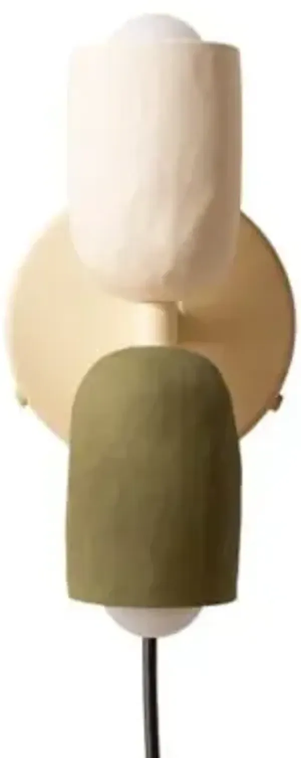 Ceramic Up Down Wall Sconce