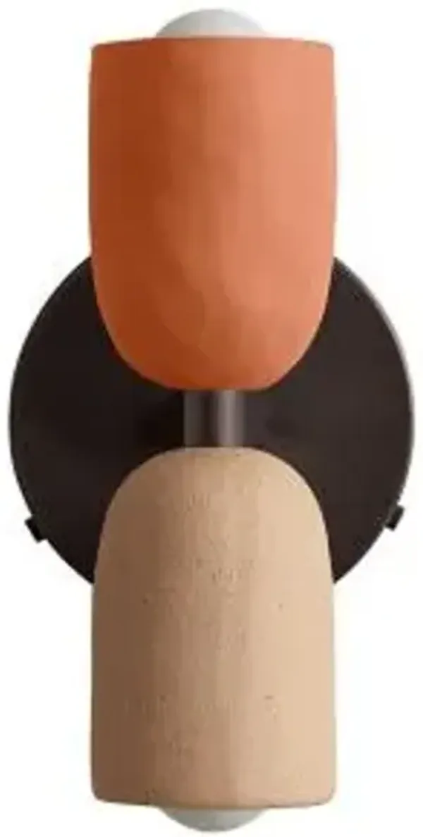 Ceramic Up Down Wall Sconce