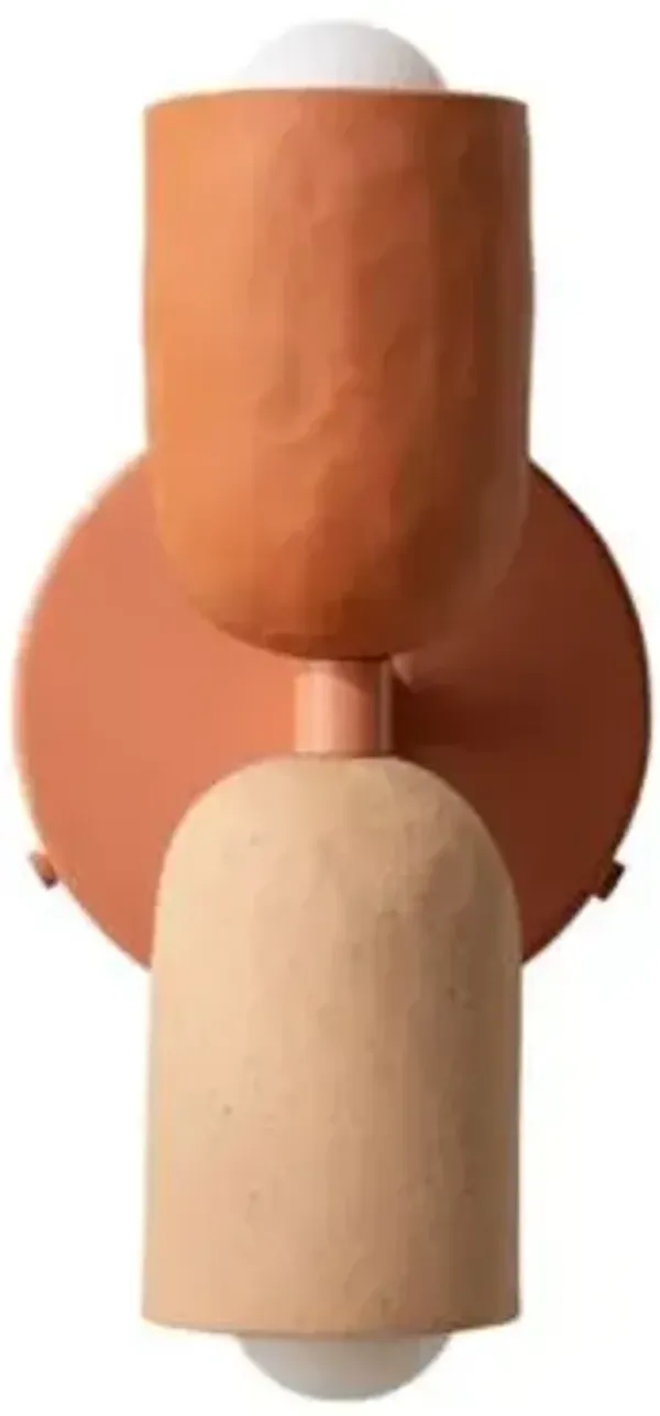 Ceramic Up Down Wall Sconce