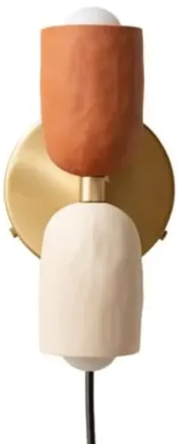 Ceramic Up Down Wall Sconce