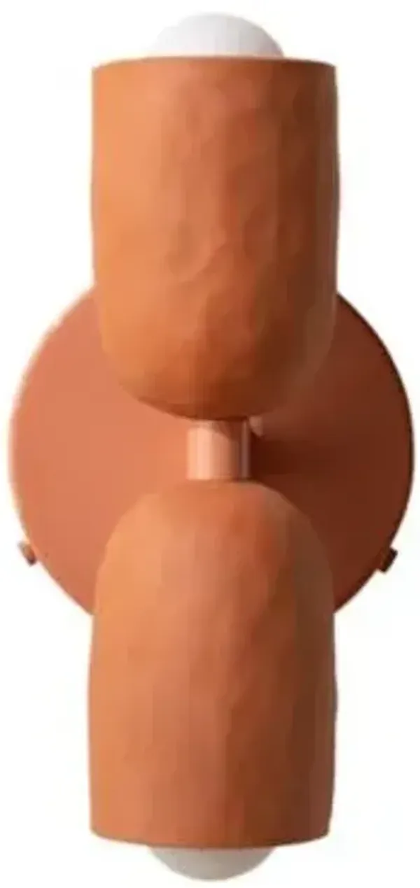 Ceramic Up Down Wall Sconce