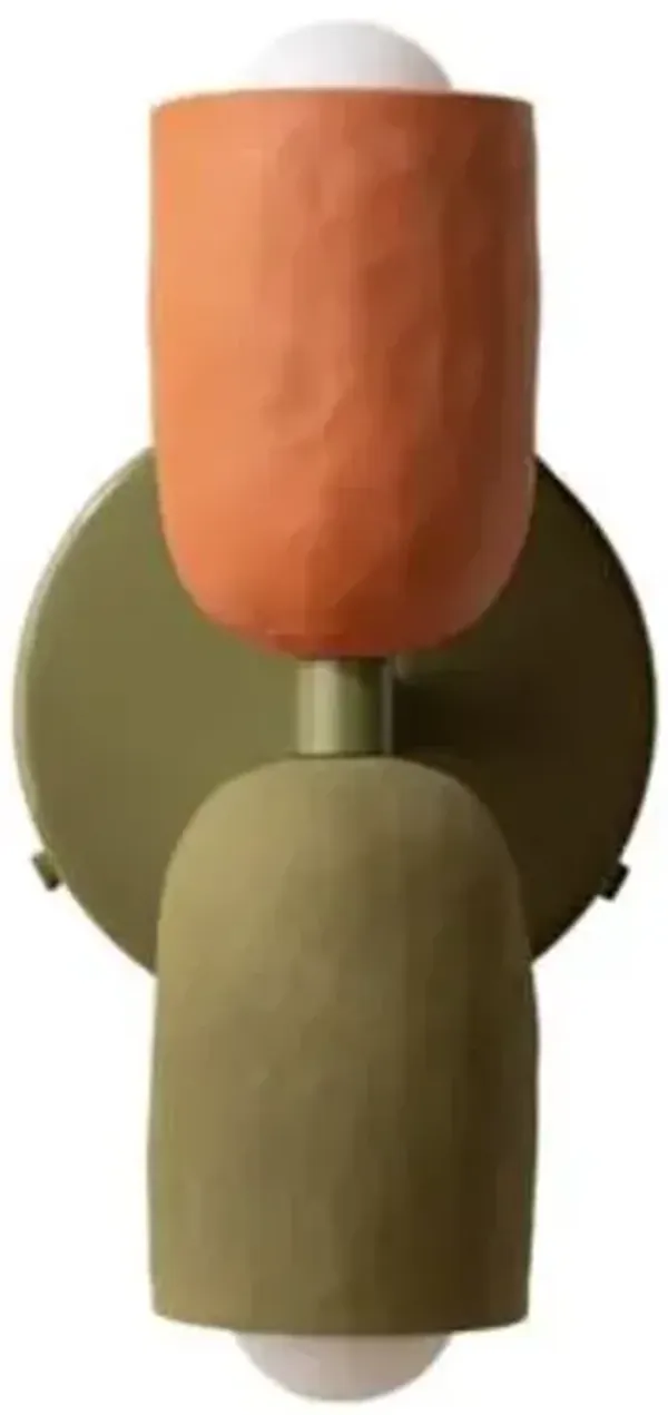 Ceramic Up Down Wall Sconce