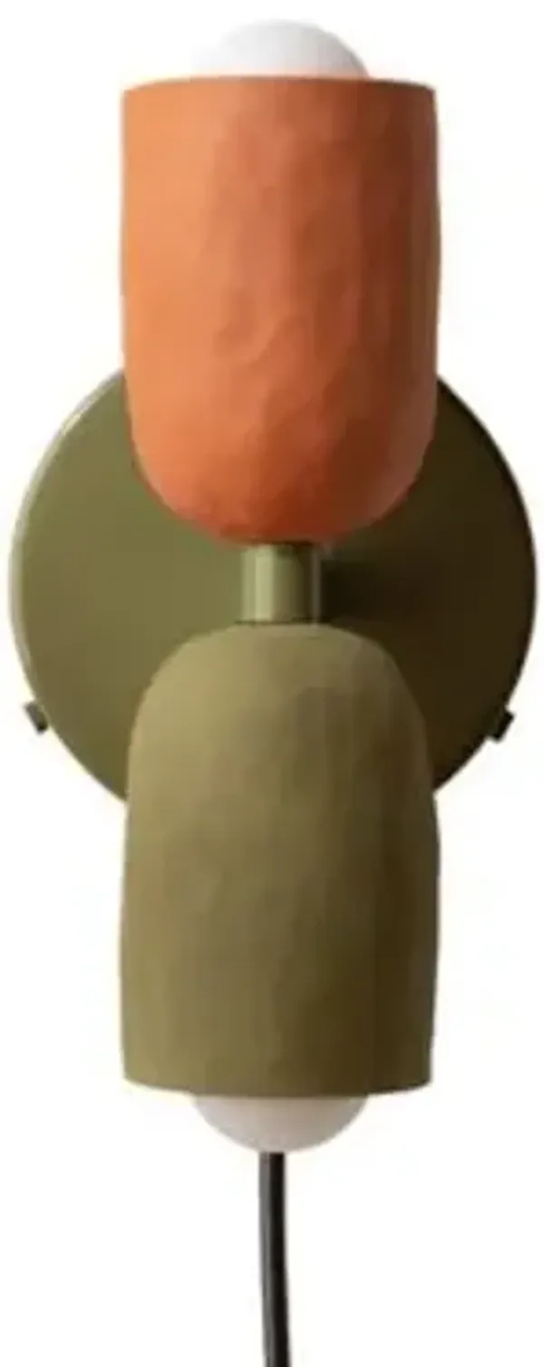 Ceramic Up Down Wall Sconce