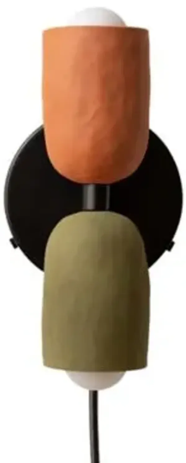 Ceramic Up Down Wall Sconce