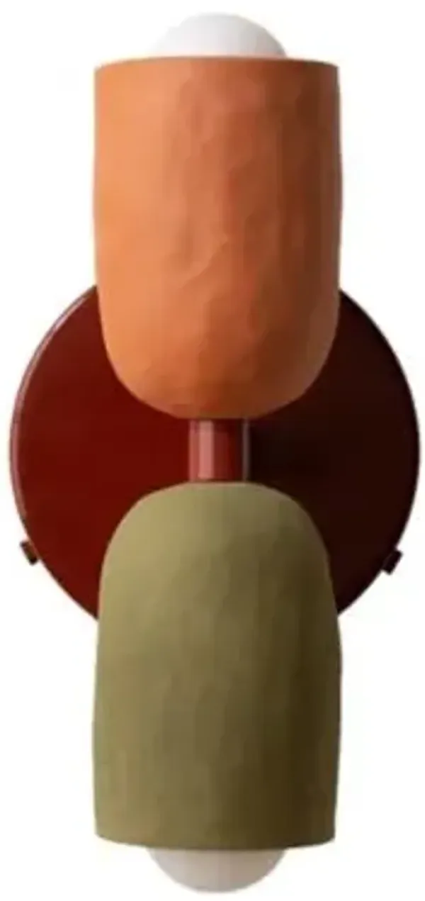 Ceramic Up Down Wall Sconce