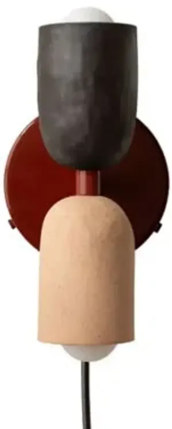 Ceramic Up Down Wall Sconce