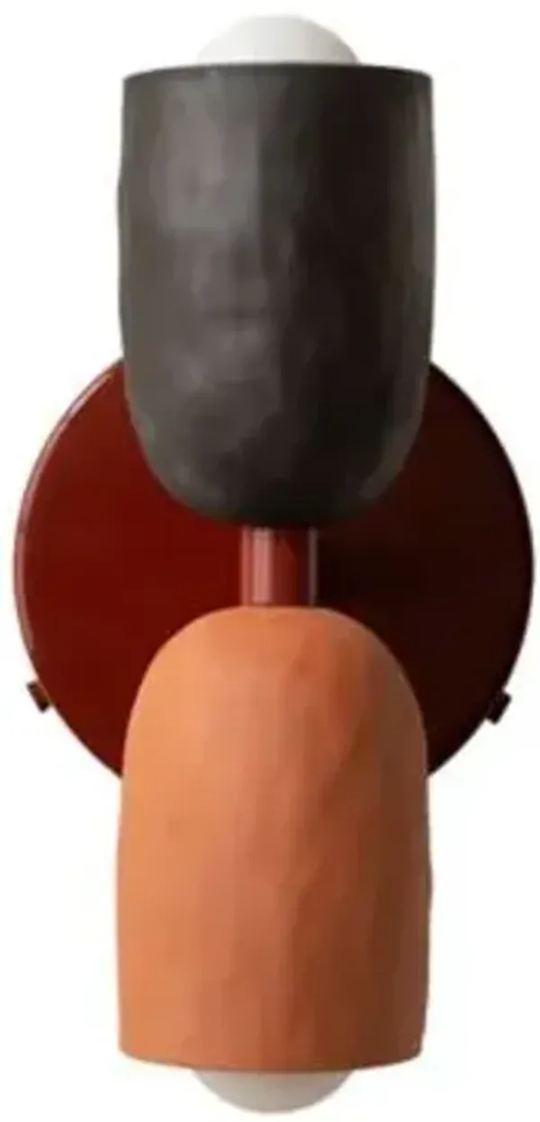 Ceramic Up Down Wall Sconce