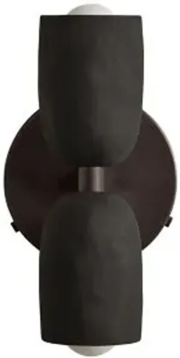 Ceramic Up Down Wall Sconce