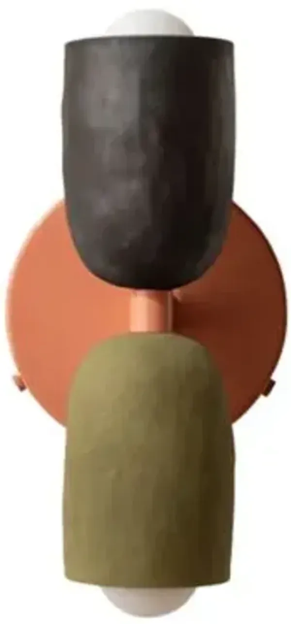 Ceramic Up Down Wall Sconce