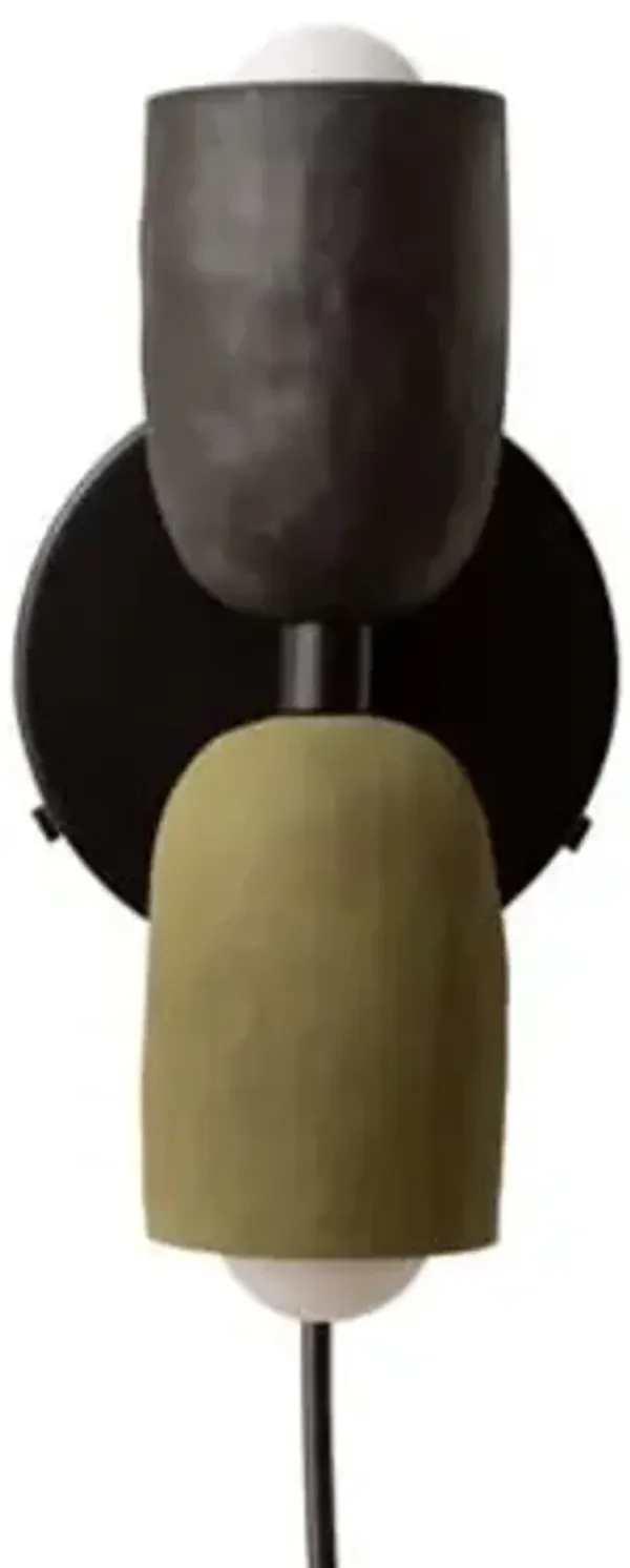 Ceramic Up Down Wall Sconce