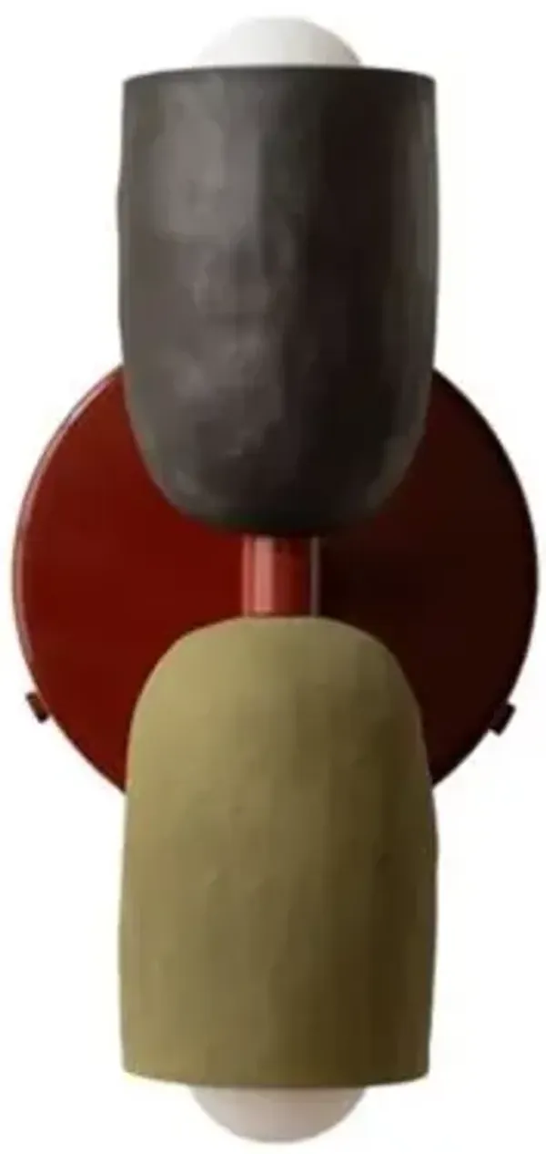 Ceramic Up Down Wall Sconce