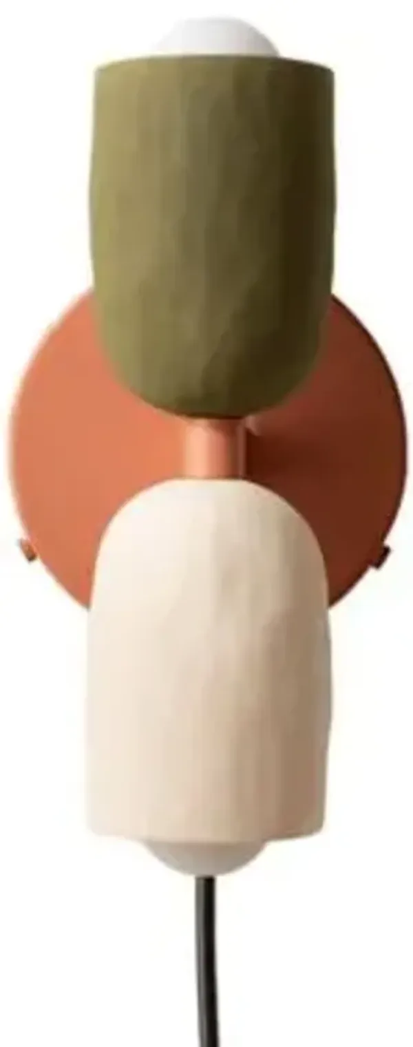 Ceramic Up Down Wall Sconce