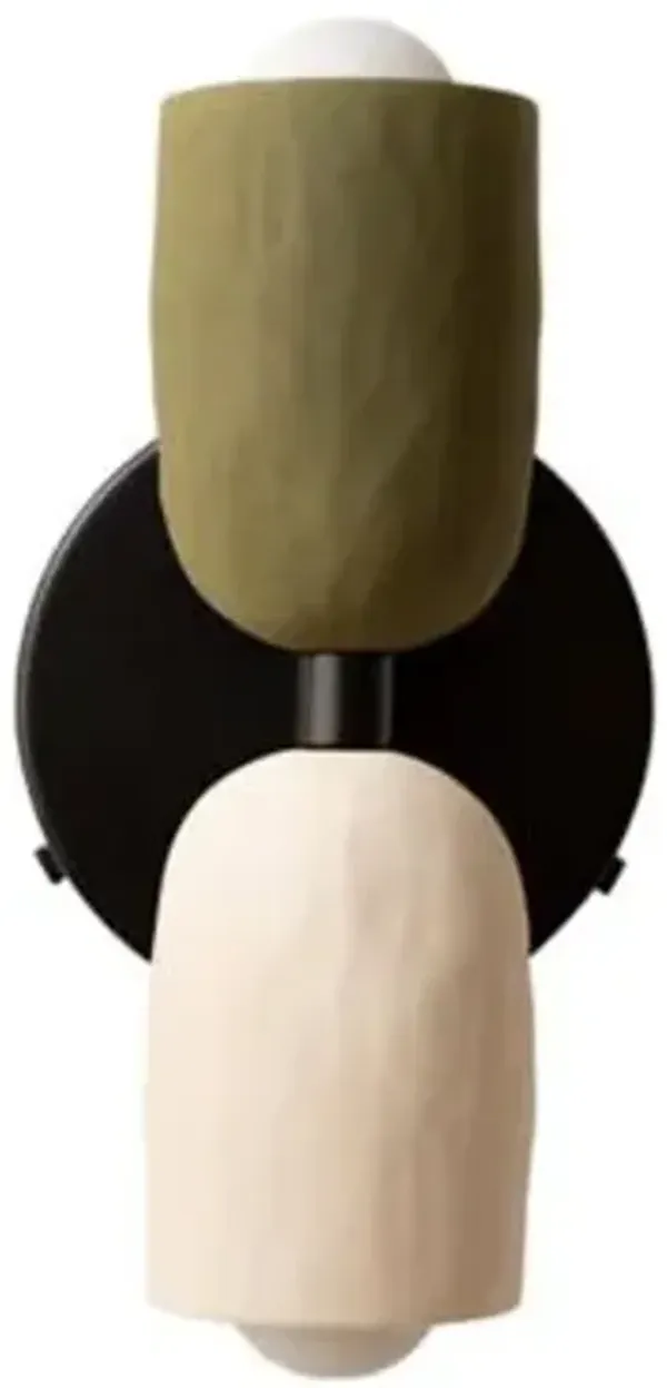 Ceramic Up Down Wall Sconce