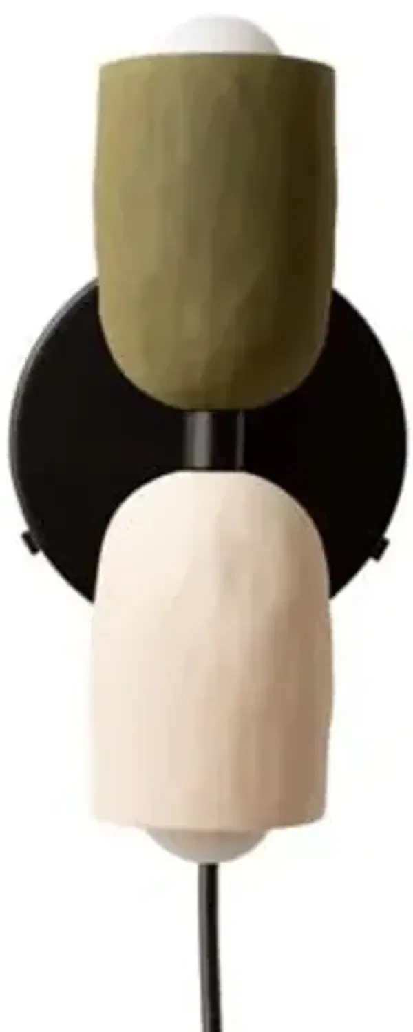 Ceramic Up Down Wall Sconce