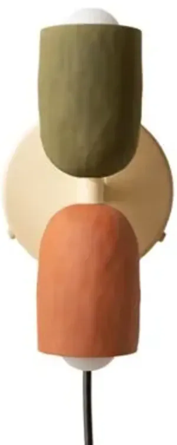 Ceramic Up Down Wall Sconce