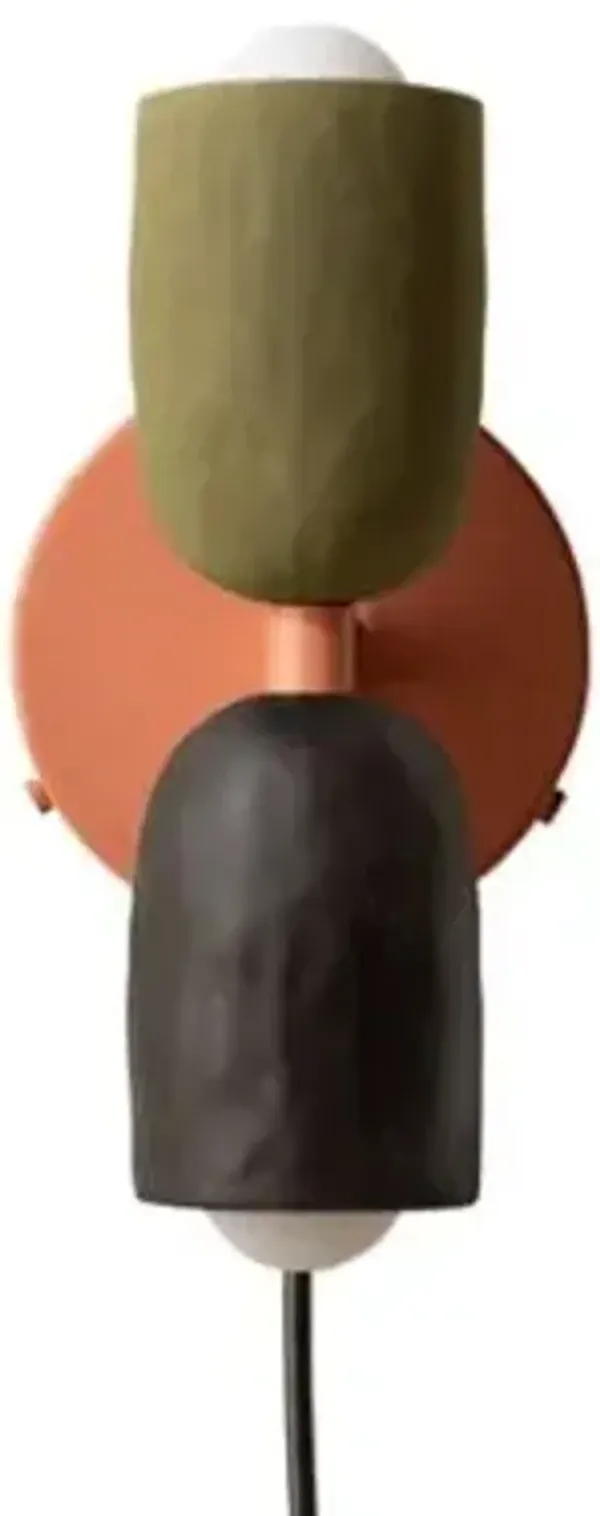 Ceramic Up Down Wall Sconce