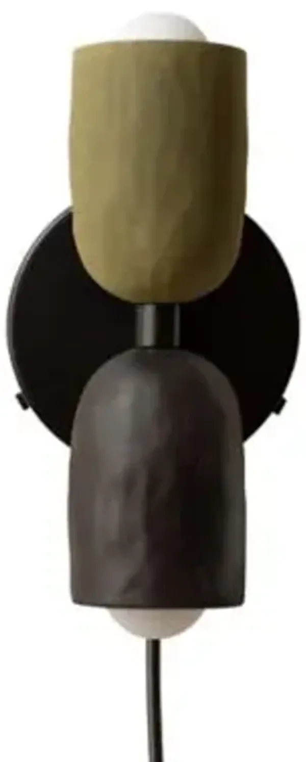 Ceramic Up Down Wall Sconce