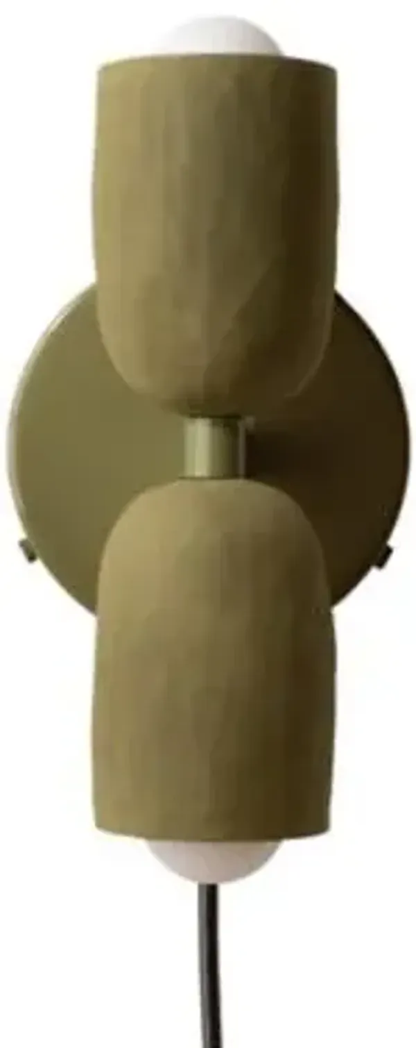 Ceramic Up Down Wall Sconce