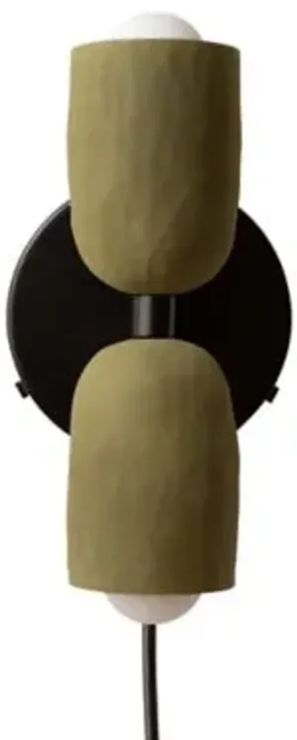 Ceramic Up Down Wall Sconce