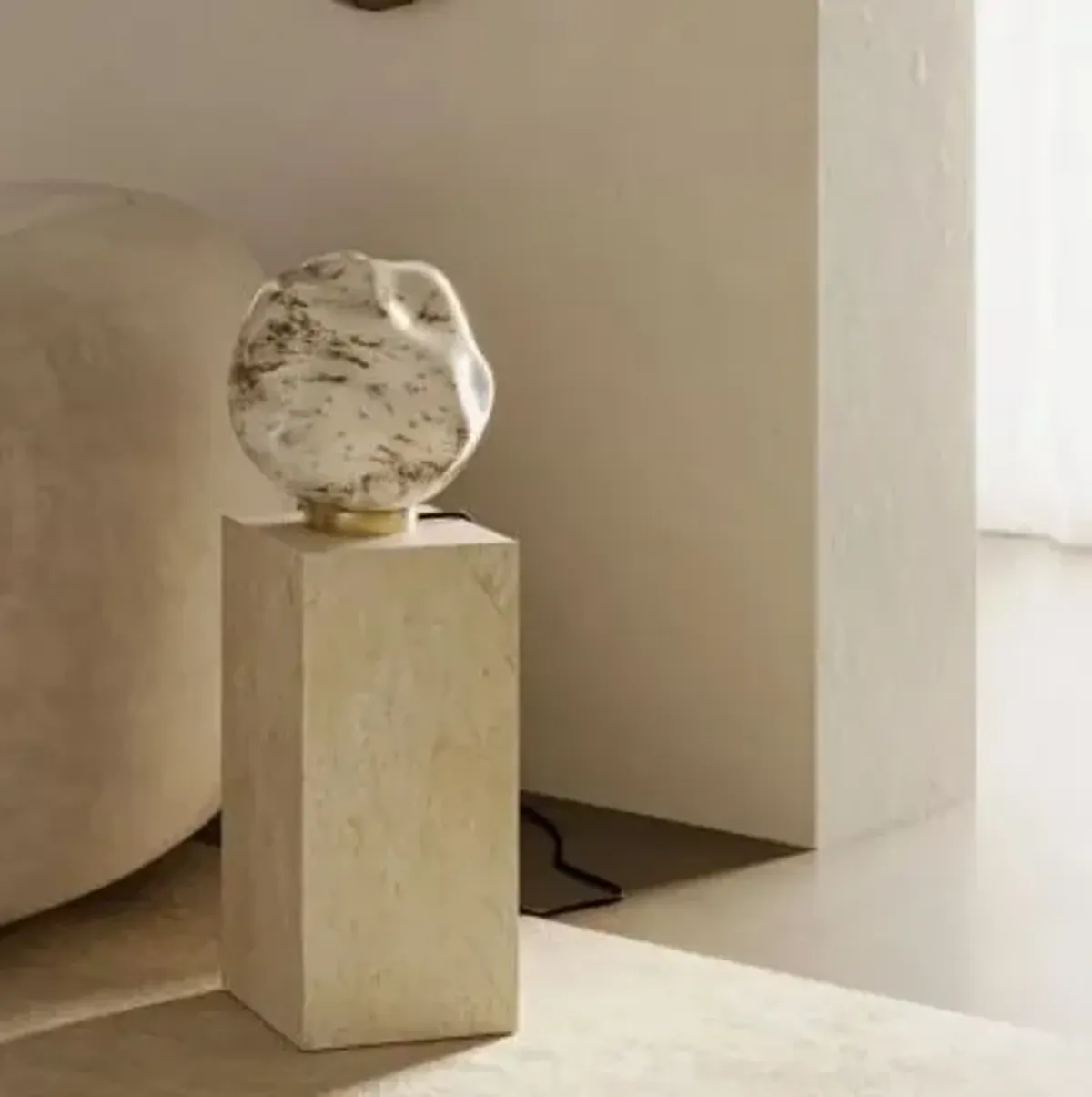 Stone Table Lamp