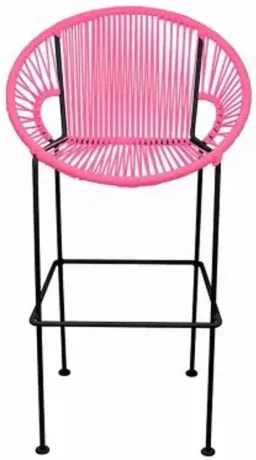 Pink and Black / Powder-Coated Steel color