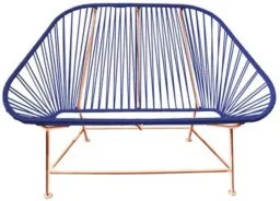 Deep Blue and Copper / Copper color