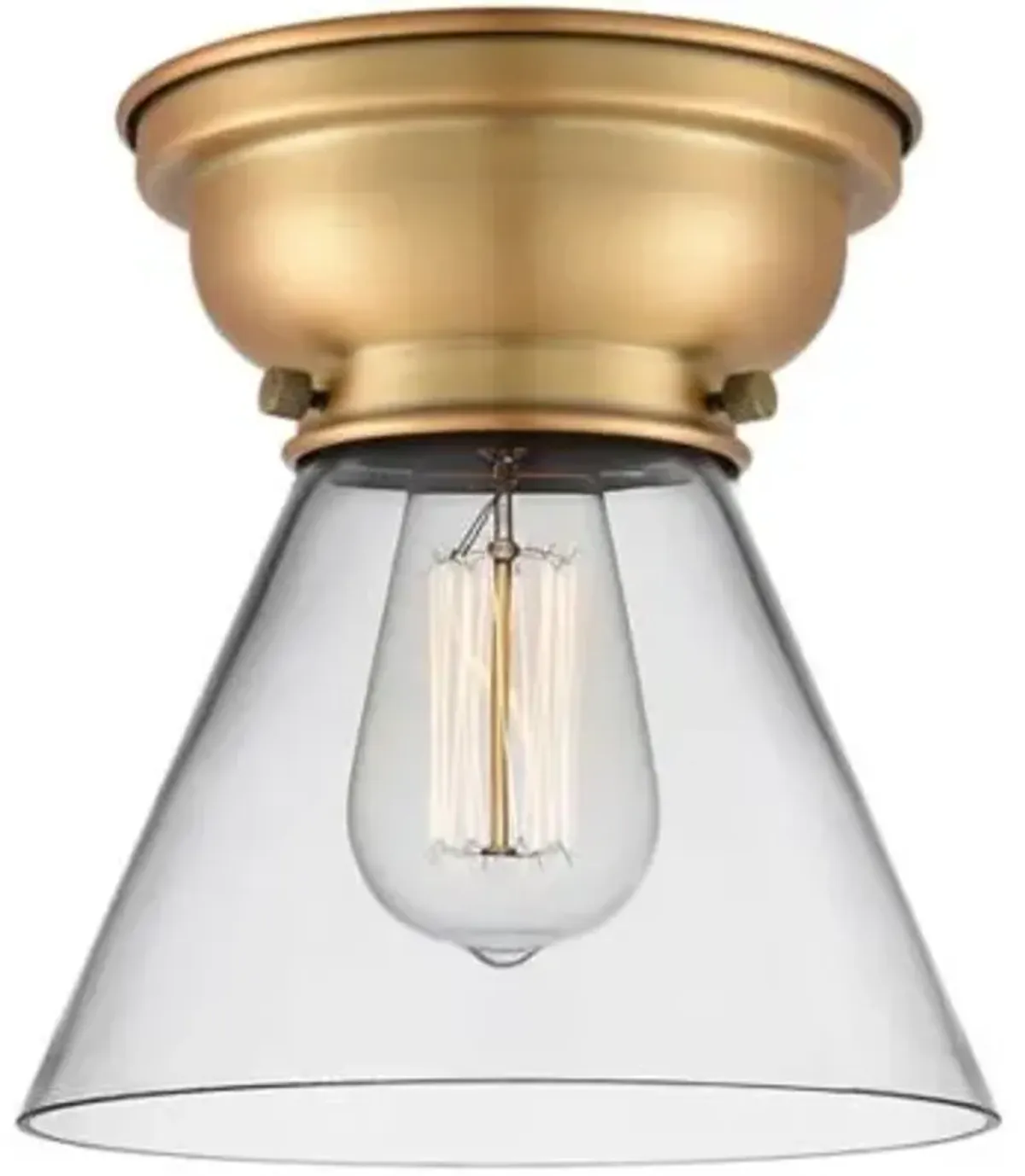 Zachary Glass Flushmount