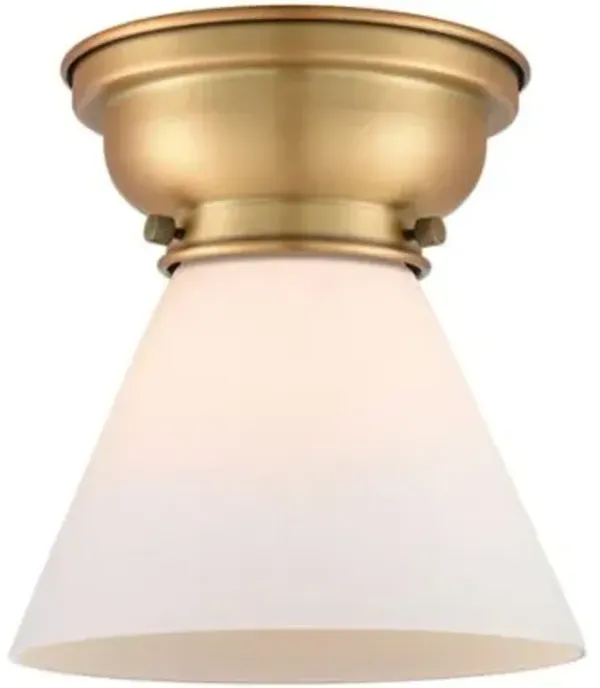 Zachary Glass Flushmount