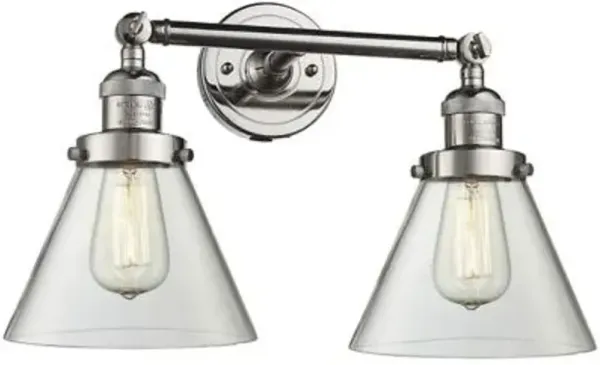 Zachary Glass Vanity Light