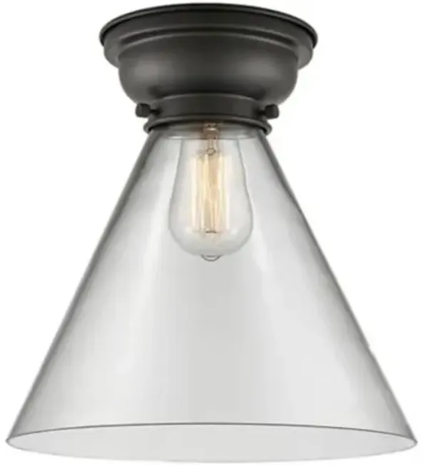 Zachary Glass Flushmount