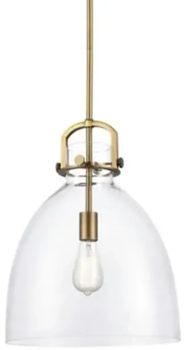 Preston Arched Frame Glass Dome Pendant