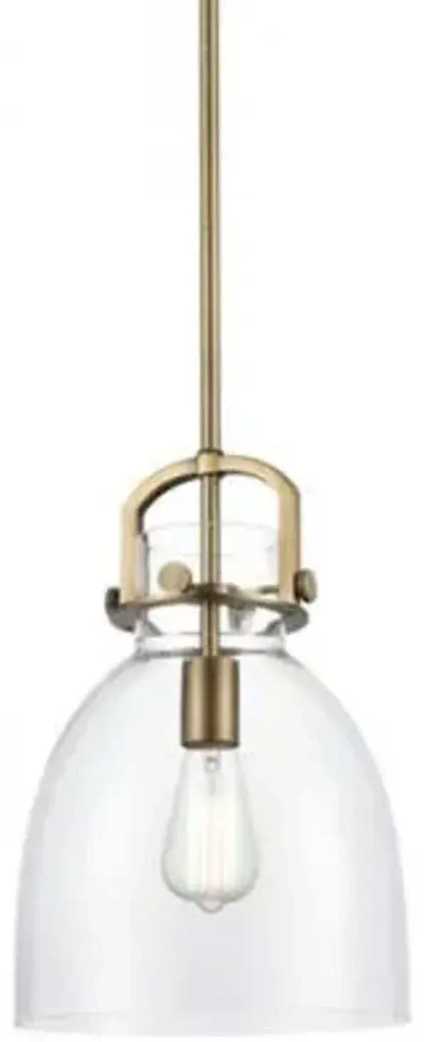 Preston Arched Frame Glass Dome Pendant