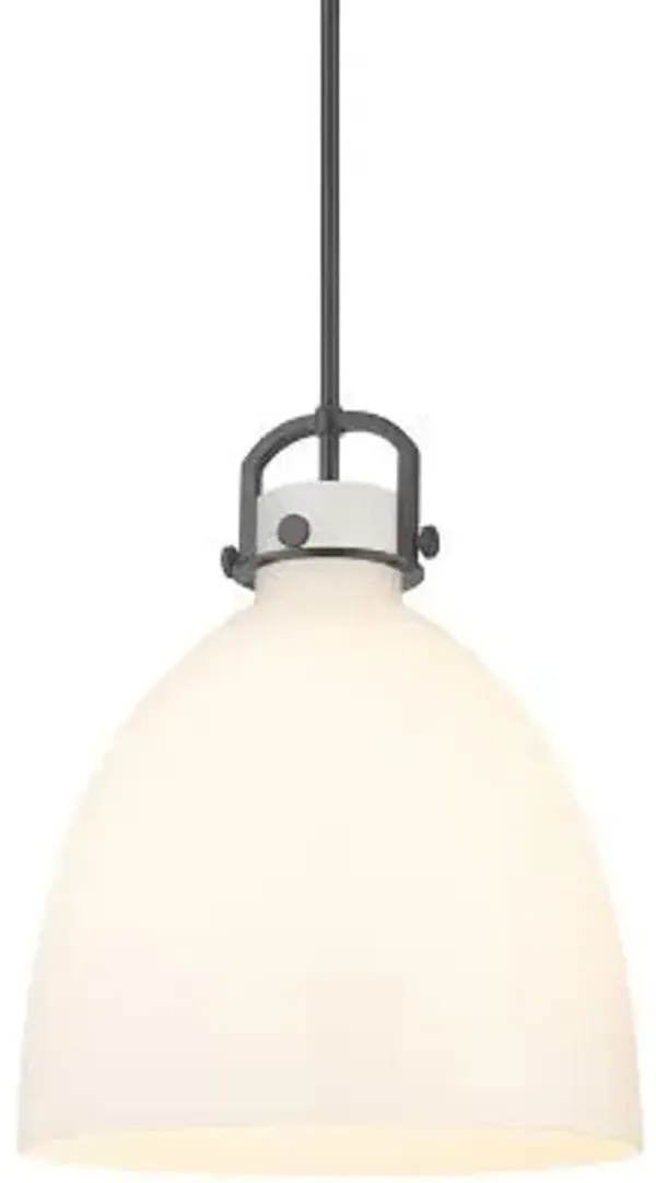 Preston Arched Frame Glass Dome Pendant