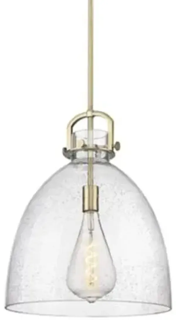 Preston Arched Frame Glass Dome Pendant