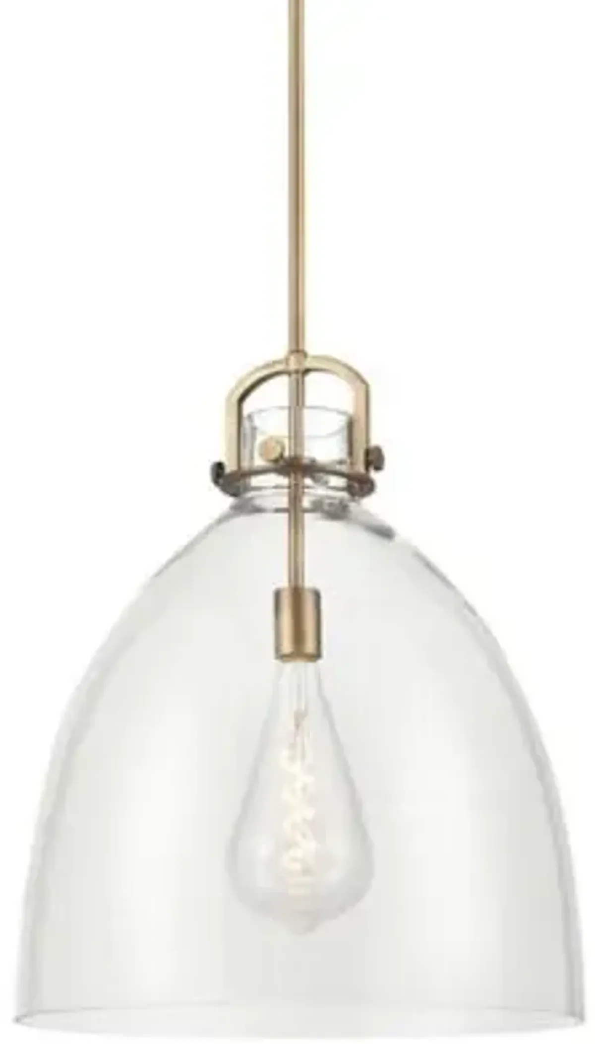 Preston Arched Frame Glass Dome Pendant